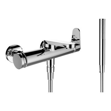 Bateria wannowa z zestawem prysznicowym Laufen The New Classic chrom HF900560100600