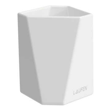 Kubek na szczoteczki do zębów Laufen Home Collection biały H8777740000001
