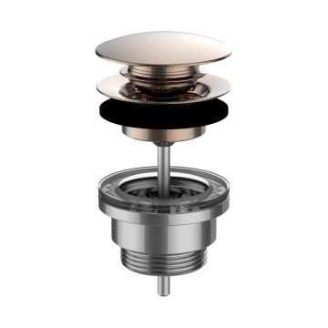 Korek click-clack LAUFEN różowe złoto H3709890821041