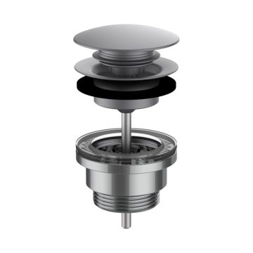Korek click-clack LAUFEN inox H3709890901041