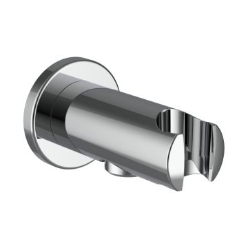 Uchwyt ścienny do słuchawki z przyłączem Laufen Twin chrom HF504778100000