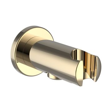 Uchwyt ścienny do słuchawki z przyłączem Laufen Twin złoty HF504778463000