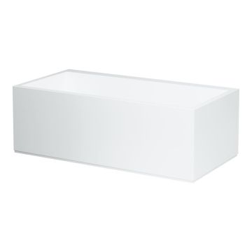 Wanna prostokątna lewa 1700x860 mm Laufen Kartell przelew slot biała H2243360006161