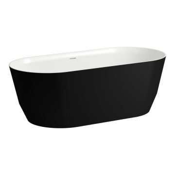 Wanna wolnostojąca Laufen Pro 165x75x55 cm czarny mat H2399520680001