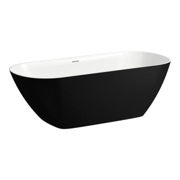 Wanna wolnostojąca Laufen Lua Marbond 1700x750x540 mm czarny mat H2200820680001