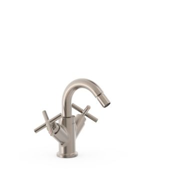 Bateria dwuuchwytowa do bidetu Tres Montblanc stal 28312001AC