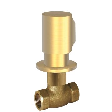 Zawór z gwintem 3/4" Tres Max złoto matowe 06151101OM