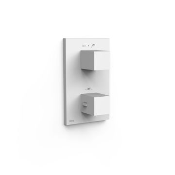 Maskownica do wpuszczanego korpusu 2-drożnego Tres Therm-Box biały mat 00625001BM