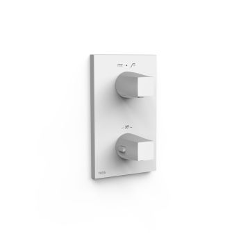 Maskownica do wpuszczanego korpusu 2-drożnego Tres Therm-Box biały mat 21125001BM