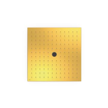 Deszczownica podtynkowa sufitowa 405x405 mm TRES złota 13495102OR