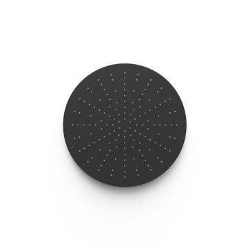 Deszczownica podtynkowa sufitowa 405 mm TRES czarny mat 13495001NM