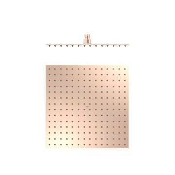 Deszczownica sufitowa 300x300 mm Tres różowe złoto matowe 134315012OPM