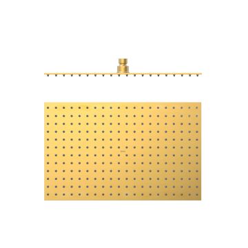 Deszczownica sufitowa 400x250 mm TRES złoto matowe 134315008OM