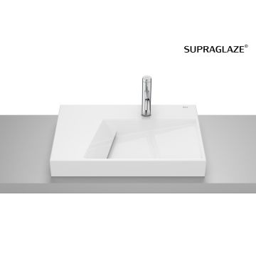 Umywalka nablatowa 60x42x8 cm Roca Horizon z otw. supraglaze A327276S0B