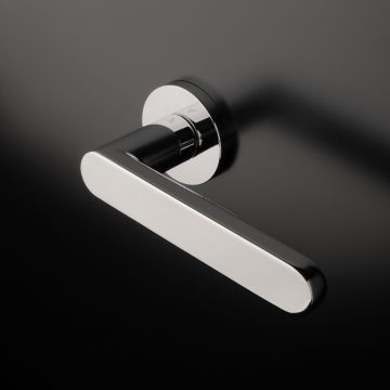 Klamka Enger Aprile Alora rozeta R Slim 7mm chrom polerowany ASALORAR7SLC