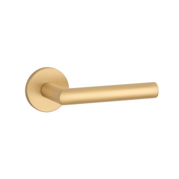 Klamka Enger Aprile Arabis rozeta R Slim 7mm złoty matowy ATARABISR7SGOLDSATIN