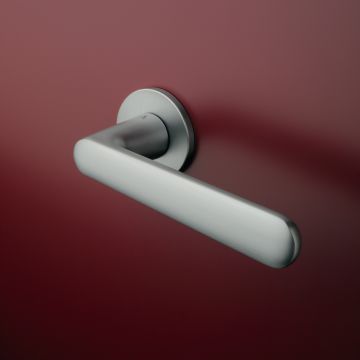 Klamka Enger Aprile Aria rozeta R super Slim 5mm chrom satynowy ASARIAR5SSC