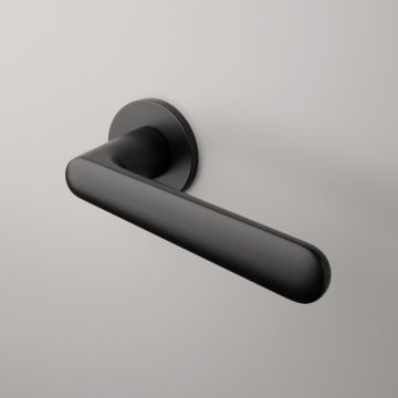 Klamka Enger Aprile Aria rozeta R super Slim 5mm czarny matowy ASARIAR5SBK