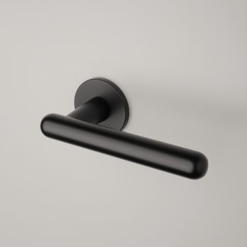 Klamka Enger Aprile Asteria rozeta R super Slim 5mm czarny matowy ASASTERIAR5SBK