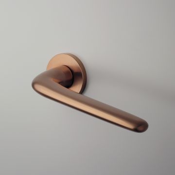 Klamka Enger Aprile Azalia rozeta R Slim 7mm miedziany PVD ASAZALIAR7SPNPVD