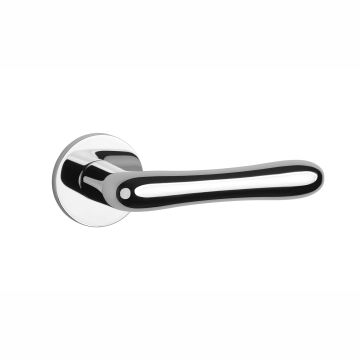 Klamka Enger Aprile Cynia rozeta R Slim 7mm chrom polerowany ATCYNIAR7SCP