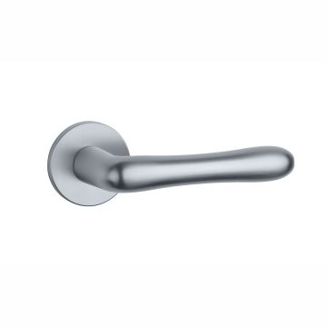 Klamka Enger Aprile Cynia rozeta R Slim 7mm chrom satynowy ATCYNIAR7SMSC
