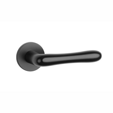 Klamka Enger Aprile Cynia rozeta R Slim 7mm czarny matowy ATCYNIAR7SBLACK