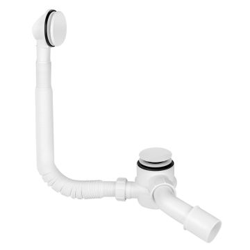 Syfon wannowy McALPINE click-clack, biały HC2600CL-WH