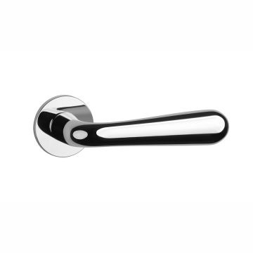 Klamka Enger Aprile Gardenia rozeta R super Slim 5mm chrom polerowany ASGARDENIAR5SLC
