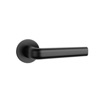 Klamka Enger Aprile Inula rozeta R Slim 7mm czarny matowy ATINULAR7SBLACK