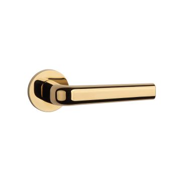 Klamka Enger Aprile Inula rozeta R Slim 7mm złoty polerowany PVD ATINULAR7SGOLDPVD