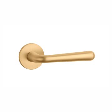 Klamka Enger Aprile Irga rozeta R Slim 7mm złoty matowy ATIRGAR7SGOLDSATIN