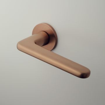 Klamka Enger Aprile Lira rozeta R super Slim 5mm miedziany PVD ASLIRAR5SPNPVD