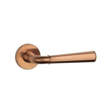 Klamka Enger Aprile Marigold rozeta R Slim 7mm miedziany PVD ASMMARIGOLDR7SPNPVD