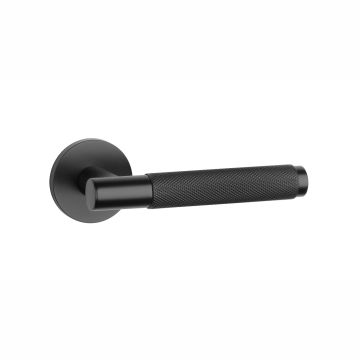Klamka Enger Aprile Molinia rozeta R Slim 7mm czarny matowy ATMOLINIAR7SBLACK
