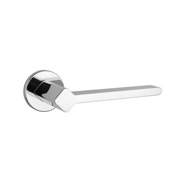 Klamka Enger Aprile Ninfea rozeta R Slim 7mm chrom polerowany ASNINFEAR7SLC