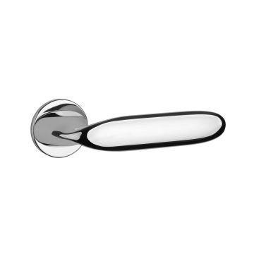 Klamka Enger Aprile Peonia rozeta R Slim 7mm chrom polerowany ASPEONIAR7SLC
