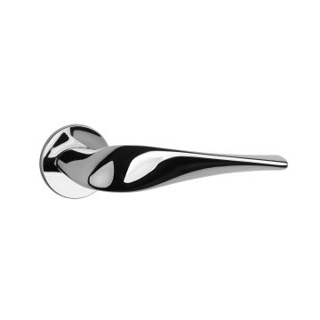 Klamka Enger Aprile Petunia rozeta R super Slim 5mm chrom polerowany ASPETUNIAR5SLC