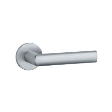 Klamka Enger Aprile Silena rozeta R Slim 7mm chrom satynowy ATSILENAR7SMSC