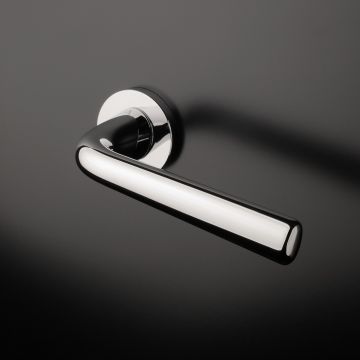 Klamka Enger Aprile Tulipa rozeta R Slim 7mm chrom polerowany ASTULIPAR7SLC