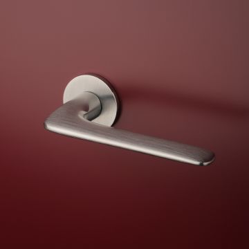 Klamka Enger Aprile Viola rozeta R super Slim 5mm chrom szczotkowany ASVIOLAR5SDSC