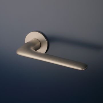 Klamka Enger Aprile Viola rozeta R super Slim 5mm nikiel ASVIOLAR5SSNM