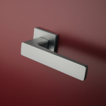 Klamka Enger Aprile Erica rozeta Q Slim 7mm chrom satynowy ASERICAQ7SSC