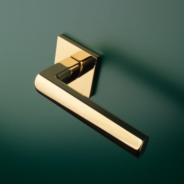 Klamka Enger Aprile Hosta rozeta Q Slim 7mm złoty polerowany PVD ATHOSTAQ7SGOLDPVD