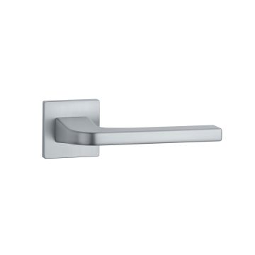 Klamka Enger Aprile Ismena rozeta Q Slim 7mm chrom satynowy ASISMENAQ7SSC