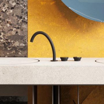 Bateria umywalkowa trzyotworowa 36,2 cm Gessi Origini chrom 66016031