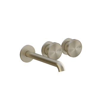 Bateria umywalkowa podtynkowa trzyotworowa Gessi Origini chrom 66090031
