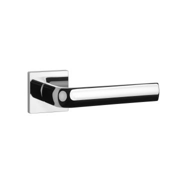 Klamka Enger Aprile Mela rozeta Q Slim 7mm chrom polerowany ASMELAQ7SLC