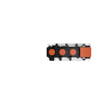 Element podtynkowy do baterii termostatycznej Gessi Origini chrom 63011031