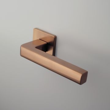 Klamka Enger Aprile Salice rozeta Q super Slim 5mm miedziany PVD ASSALICEQ5SPNPVD